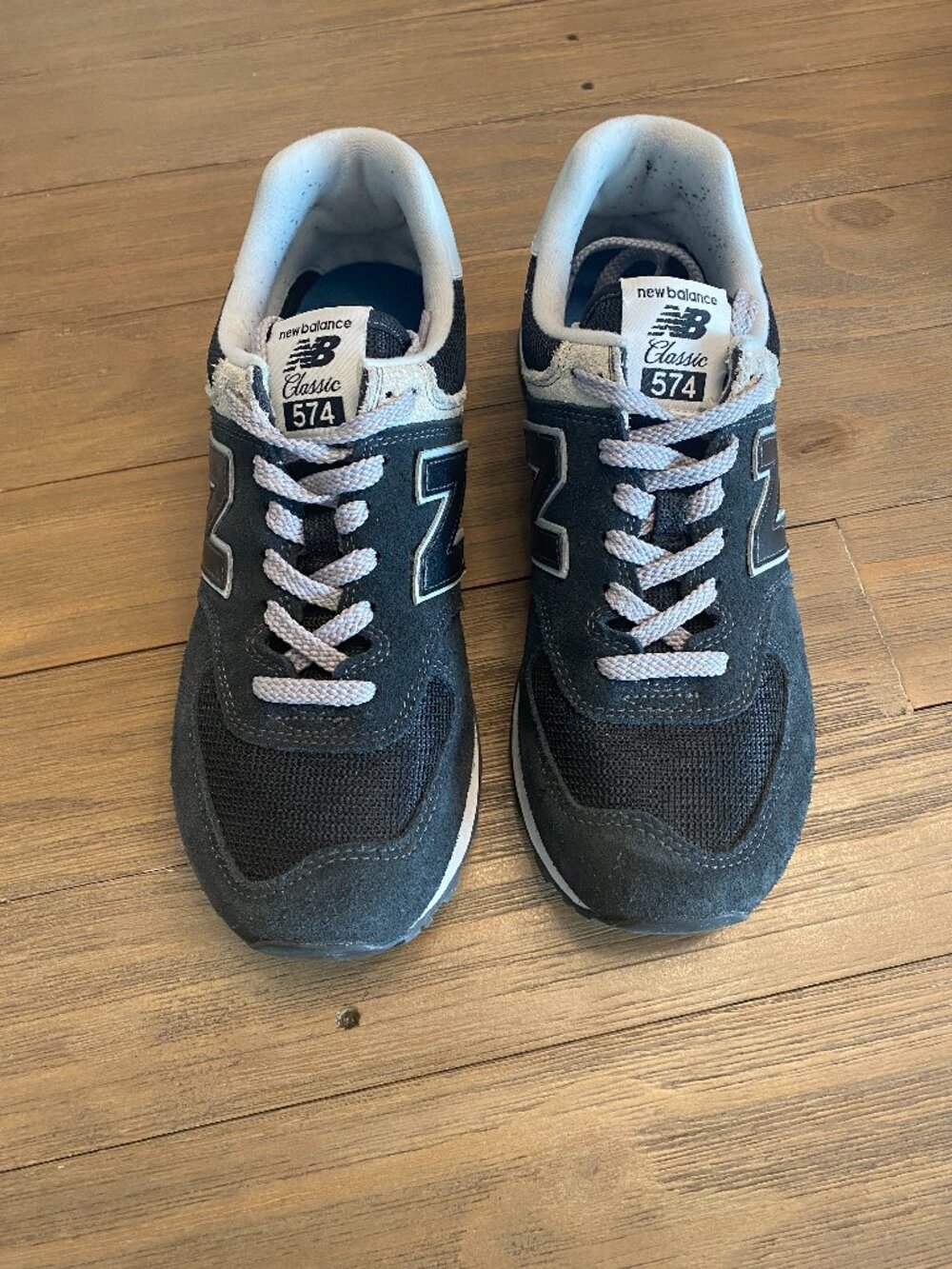 New Balance 574 Classic Black and Gray